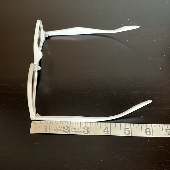 Computer glasses, white acrylic frame, new never worn - Picture 4 of 6